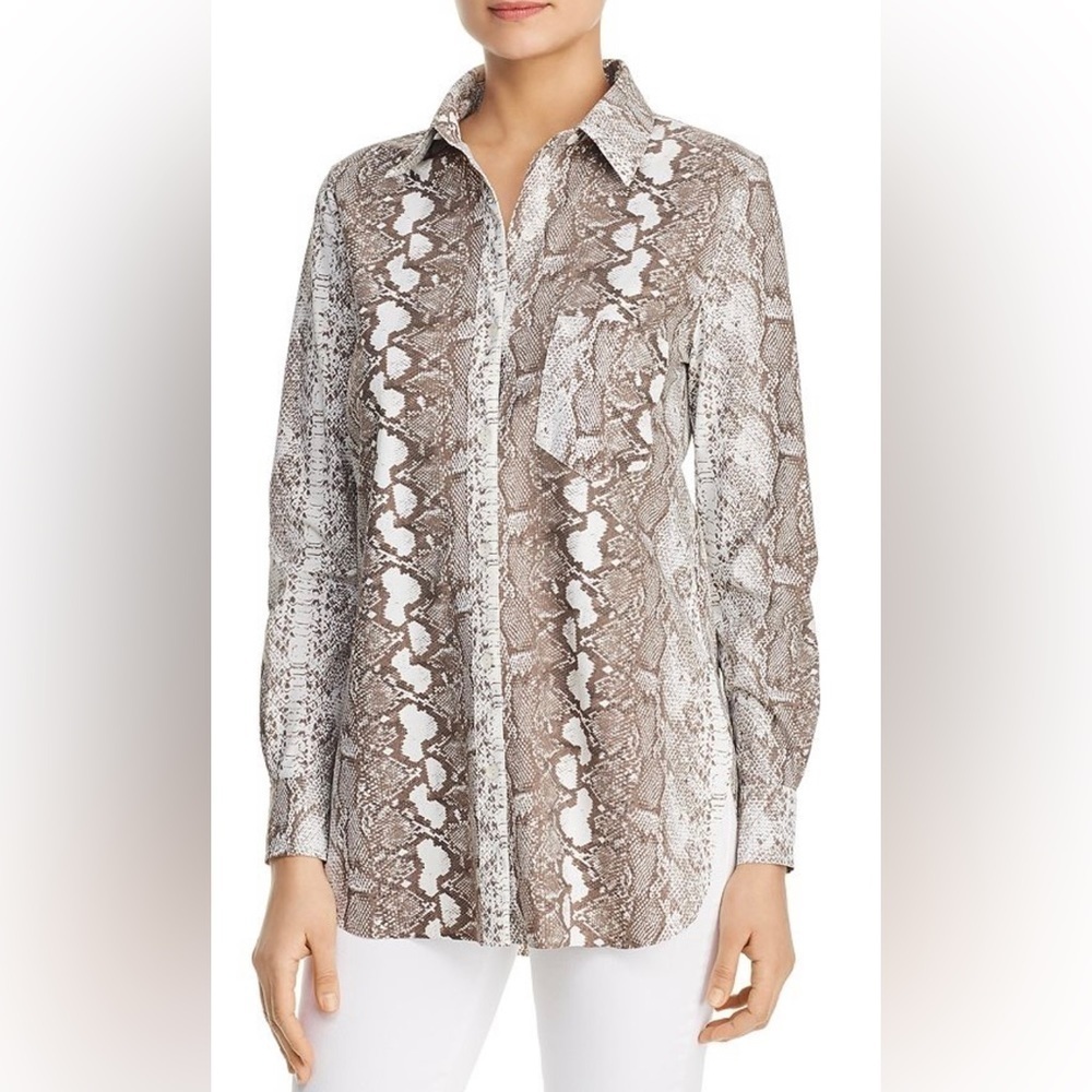 Lysse Schiffer blouse snakeskin